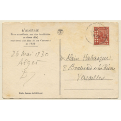 Algeria: Vieille Femme de Bellihoud / Ethnic (Vintage PC 1930)