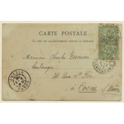 Tunisia: Barbier Arabe - Arabian Hairdresser / Ethnic (Vintage PC 1903)