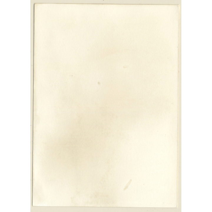 Erotic Study: Smiling Brunette Nude On Wooden Chair (Vintage Photo GDR ~1980s)