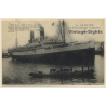 Le Havre: Le Transatlantique SS Lafayette / Paquebot (Vintage PC 1920)