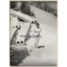 Erotic Study: Natural Nude Woman On Baltic Sea Shore (Vintage Photo GDR ~1980s)