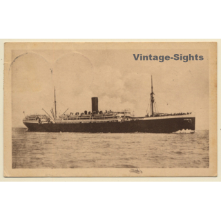 Norddeutscher Lloyd Bremen: Dampfer Yorck / Steamer (Vintage PC 1923)