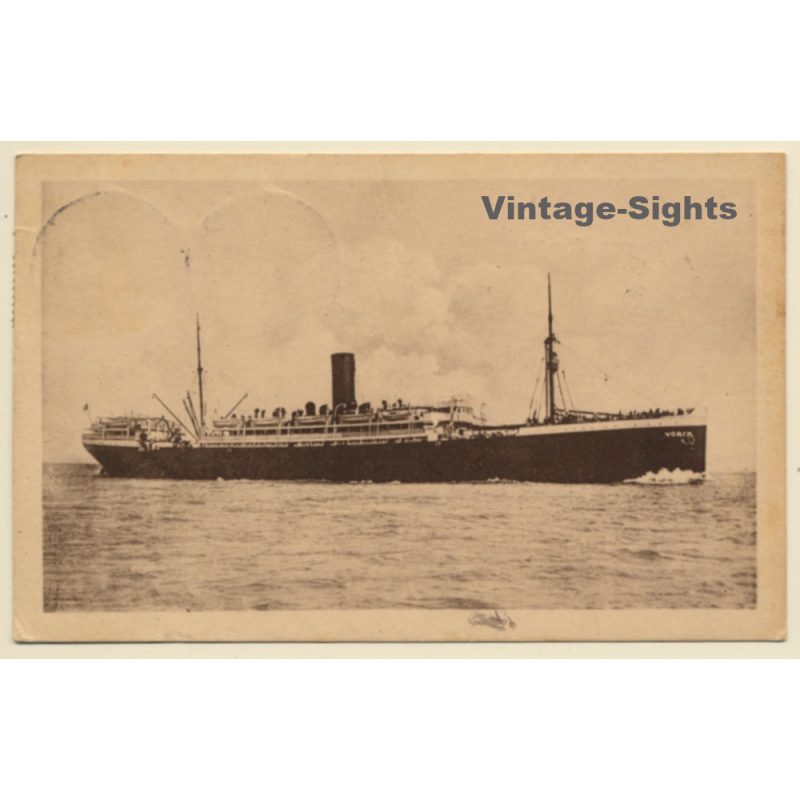Norddeutscher Lloyd Bremen: Dampfer Yorck / Steamer (Vintage PC 1923)