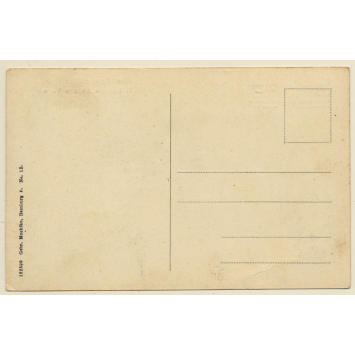 Hamburg Amerika Linie: Passagier Dampfer Kaiserin Auguste Victoria (Vintage PC ~1910s/1920s)