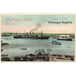 Crimea: Steamer Standart In Sevastopol (Vintage PC ~1910s/1920s)