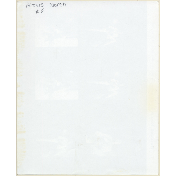 Erotic Study by Howard Roark: Nude Pin-Up Alexis North (Vintage Contact Sheet KORENJAK 6 Photos 1970s/1980s)