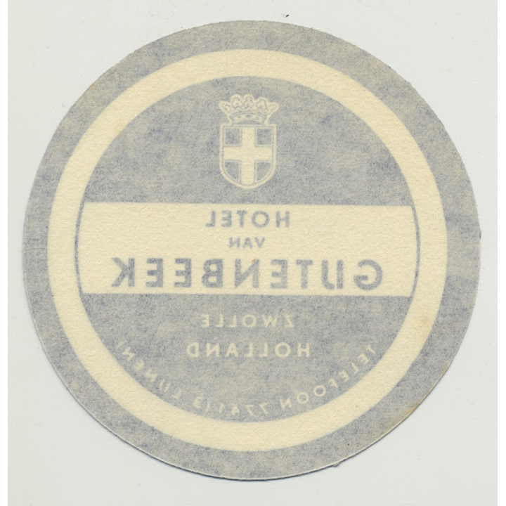 Hotel Van Gijtenbeek - Zwolle / Holland (Vintage Luggae Label)