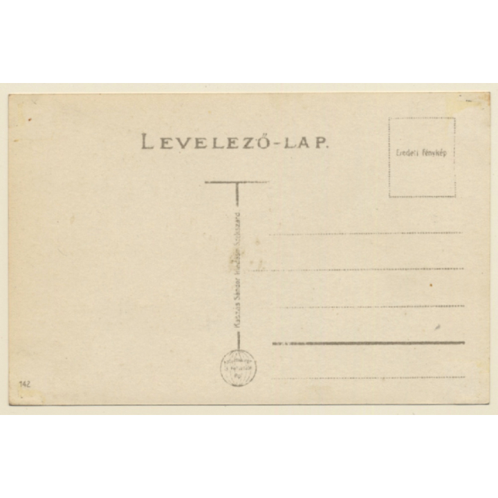 Szekszárd / Hungary: Garay ter - Városháza (Vintage Multiview RPPC)