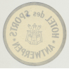 Hotel Des Sports - Antwerpen (Anvers) / Belgium (Vintage Luggae Label)