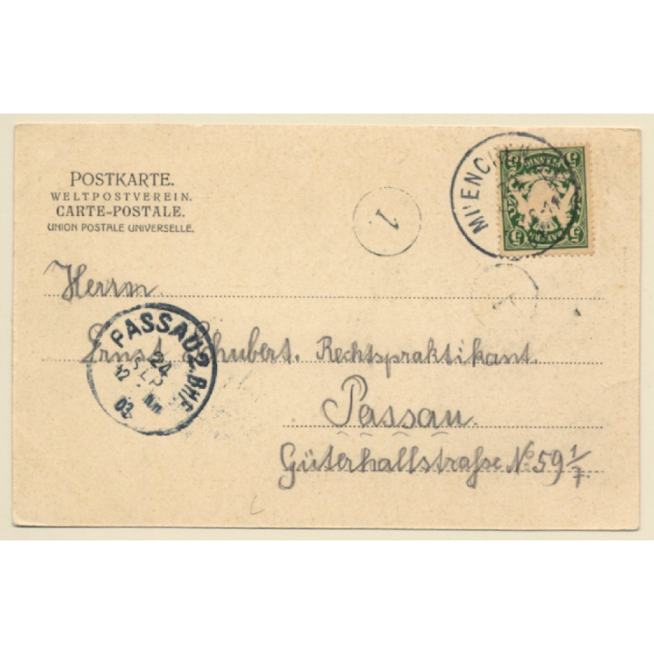 Ghana: Ashanti Village / Barber - Hairdresser (Vintage PC 1903)