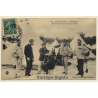 Military Camp / France: Le Perruquier - The Wigmaker (Vintage PC 1910)