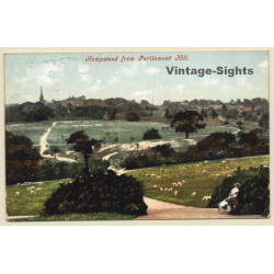 UK: Hampstead From Parliament Hill (Vintage PC 1909)