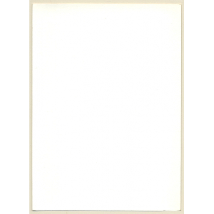 Erotic Study: Natural Chubby Nude On Cube / Hairy Armpits (Vintage Photo GDR ~1970s/1980s)