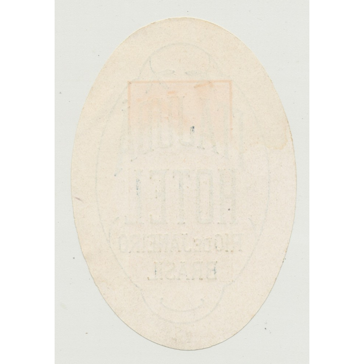Itajuba Hotel - Rio De Janeiro / Brazil (Vintage Luggage Label: Small)