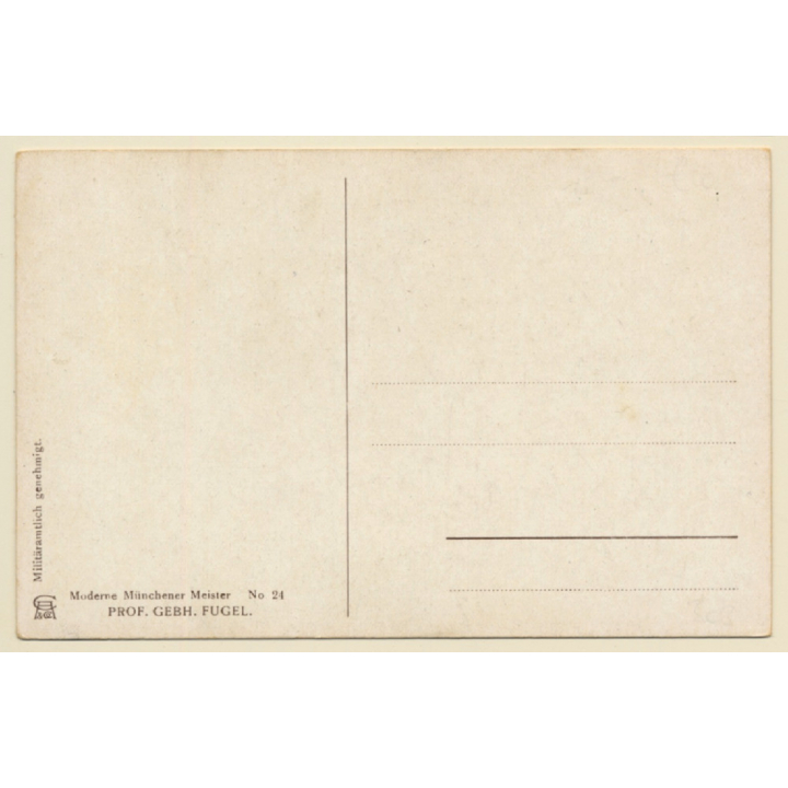 Gebh. Fugel: Ich Hatte Einen Kameraden WW1 (Vintage PC ~1910s)