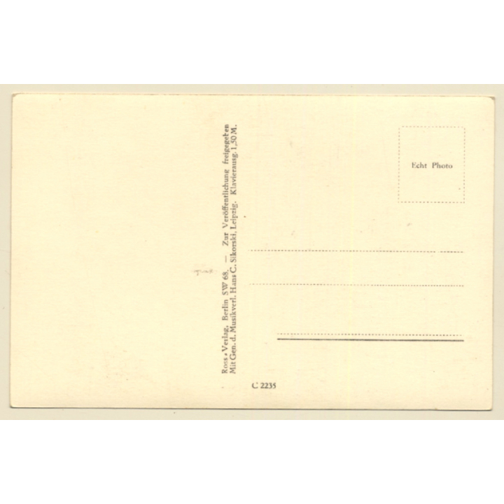 WW2: Kurzrohr Panzer Wehrmacht / Vorwärts Nach Osten (Vintage RPPC 1930s/1940s)