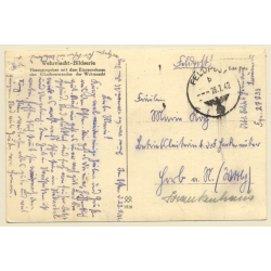 WW2: Der Letzte Widerstand / Wehrmacht im Strassenkampf (Vintage RPPC 1942)