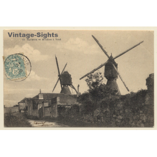 Saumur / France: Moulins à Vent  / Windmills (Vintage PC 1903)