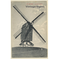 Bruges / Belgium: Le Vieux Moulin / Windmill (Vintage PC)