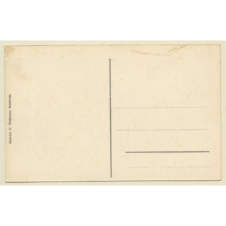 Bentheim / Germany: Steinbruch Mit Mühle / Windmill (Vintage PC)