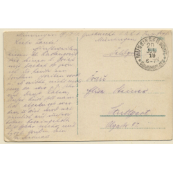 Münsingen / Germany: Truppenübungsplatz / Schäfer / Windmühle (Vintage PC 1918)
