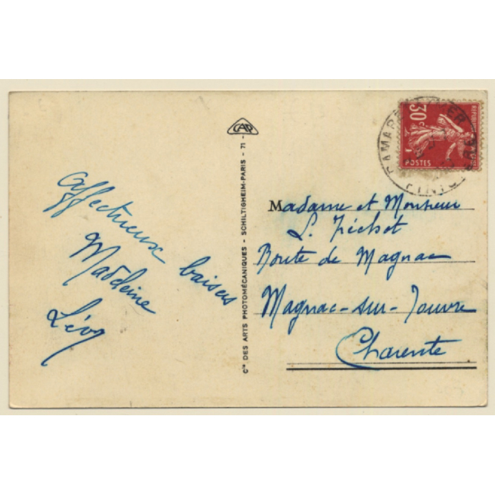 Camaret / France: Vue Générale Prise du Vieux Moulin / Windmühle (Vintage PC 1927)