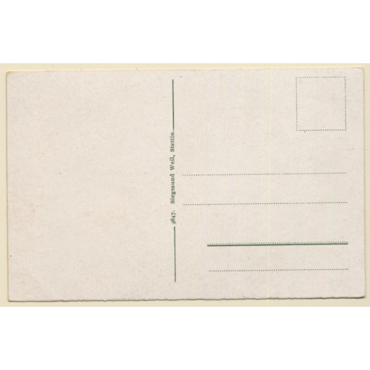 Westmole / Germany: Seebad Swinemünde & Windmühle (Vintage PC)