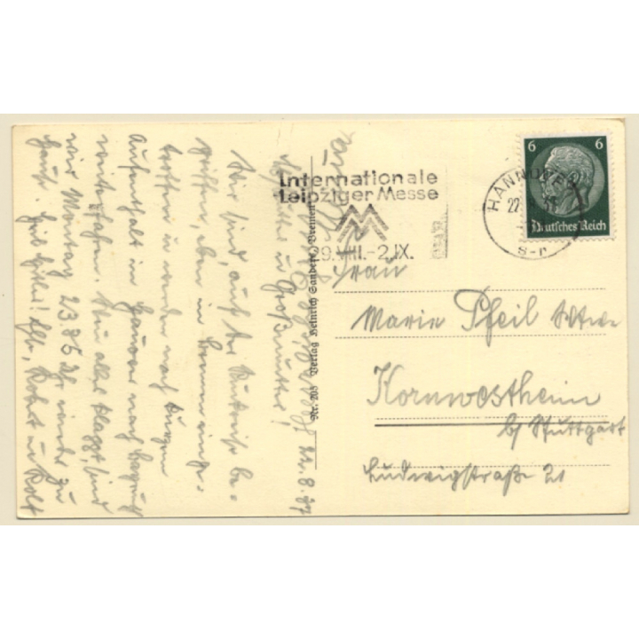 Bremen / Germany: Mühle am Wall - Windmill (Vintage RPPC 1937)