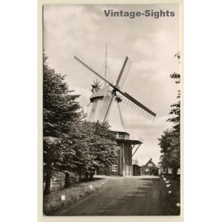 Norden / Germany: Norddeicher Mühle - Windmill (Vintage RPPC 1961)