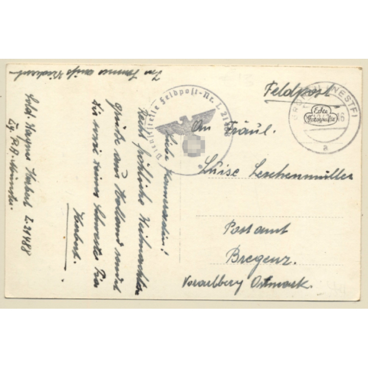 Wekerom / Netherlands: Windmühle - Windmill (Vintage RPPC 1941)