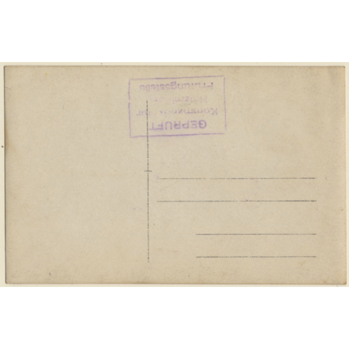 Kriegsgefangenenlager Holzminden: Portrait of M. Bormans *2 (Vintage RPPC WW1 ~1910s)