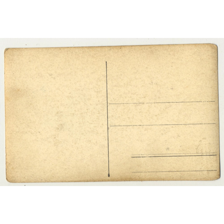 Woman W. Crazy Upstyle Hairstyle / Fashion (Vintage Postcard A. Louvois 1919)