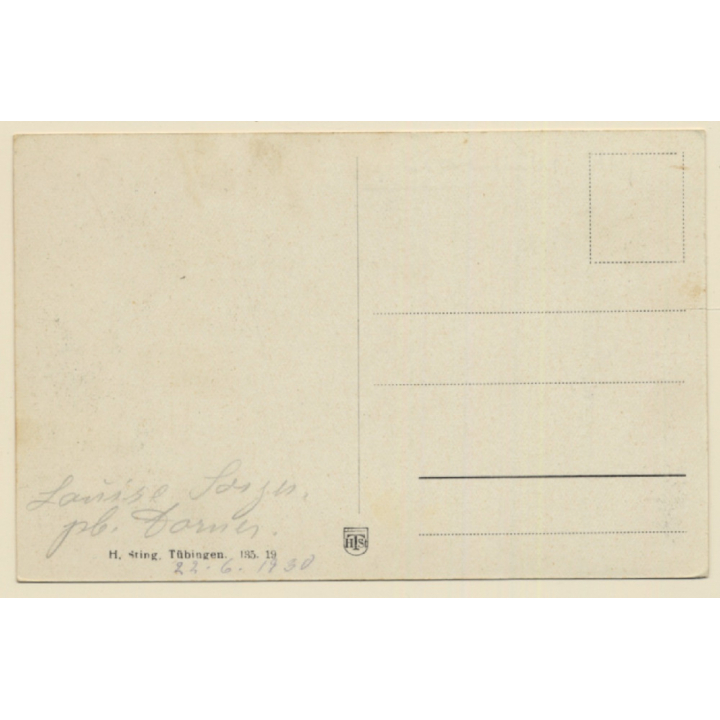 Riedlingen / Germany: Bezirkskrankenhaus (Vintage PC 1930)