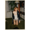 Erotic Study: Trashy Blonde Semi Nude In Bodice *1 (Vintage Photo ~1980s)