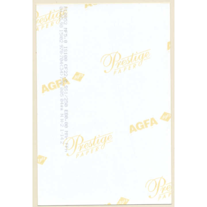 Erotic Study: Natural Semi Nude Brunette With Big Eyes *3 (Vintage Photo ~1990s)