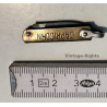 Very Small Vintage Miniature Pocket Knife *3 / Brass - India  ~1940s/1950s