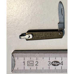 Very Small Vintage Miniature Pocket Knife *4 / Brass - India  ~1940s/1950s