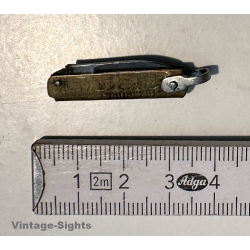 Very Small Vintage Miniature Pocket Knife *4 / Brass - India  ~1940s/1950s