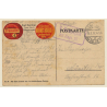 Generalstabschef Jostow / Carl Gentner Chem. Fabrik Göppingen (Vintage PC 1917)