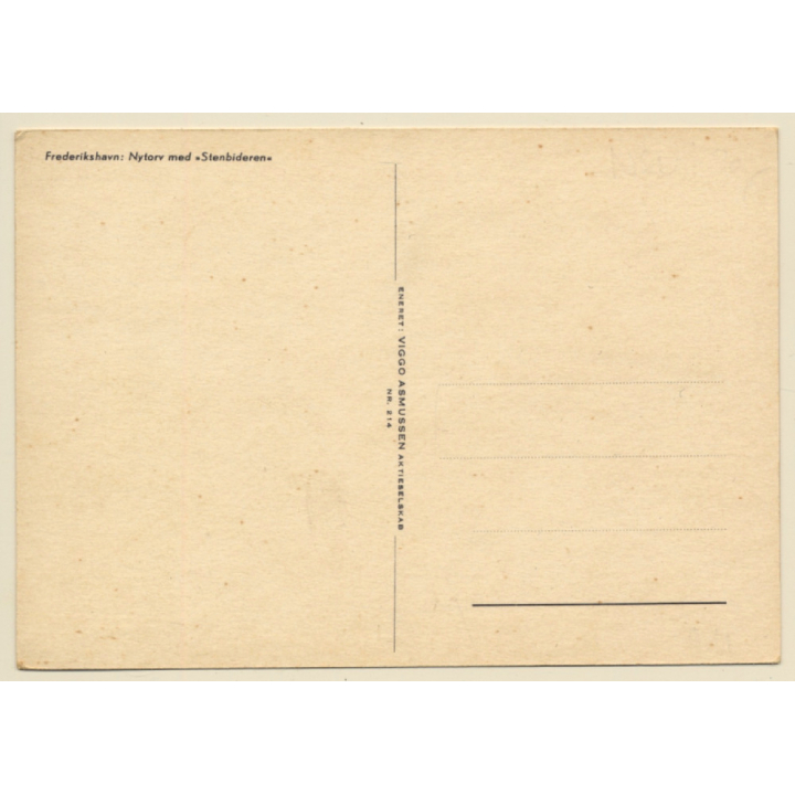 Frederikshaven / Denmark: NSU Car Dealer - Fountain (Vintage PC ~1960s)