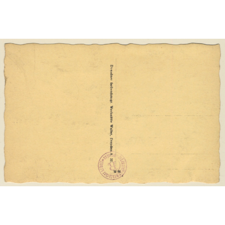 Dresden: Eckstein und Söhne Zigarettenfabrik (Vintage RPPC ~1910s/1920s)