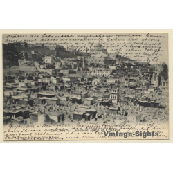 Cairo / Egypt: Cimetière Arabe et Citadelle (Vintage PC 1907)