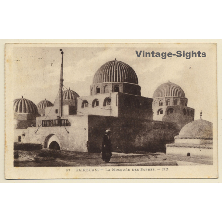Kairouan / Tunisia: La Mosquée Des Sabres (Vintage PC 1932)