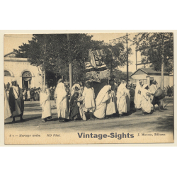 Algeria: Mariage Arabe / Musicians - Camel (Vintage PC ~1910s/1920s)
