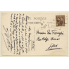 Aouinet / Tunisia: Puits Lesseps - Plow - Agriculture (Vintage PC 1932)