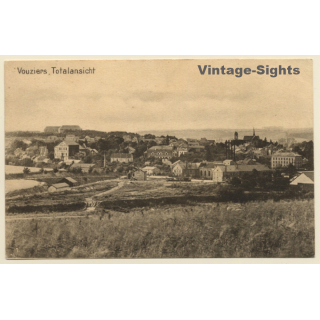 Vouziers / France: Total View - Field Post (Vintage PC 1916)