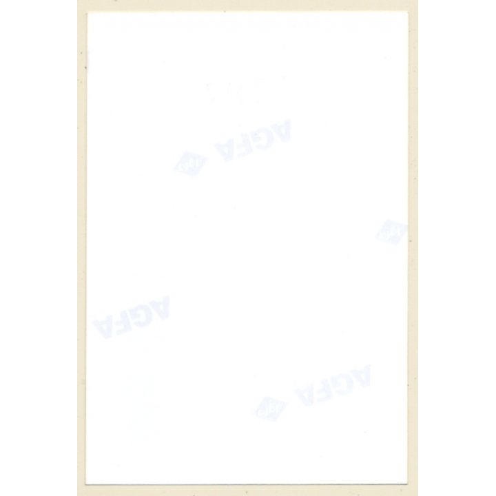 Erotic Study: Racy Brunette Nude With Red Hat*1 / Rear View (Vintage Photo ~1990s)