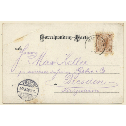 Schüsserlbrunn / Austria: Gasthaus Steirischer Jokl - Häusler's Alpen Herberge (Vintage PC Litho 1898)