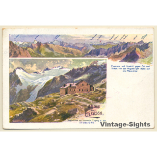 Pflersch - Bolzano / Südtirol: Panorma View - Stubaiern (Vintage PC ~1900s)