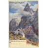 Südtirol: Grasleiten Hütte - Dolomites (Vintage PC 1905)